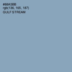 #88A5BB - Gulf Stream Color Image